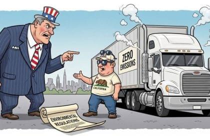 US Sues California Over Stricter Truck Emission Rule