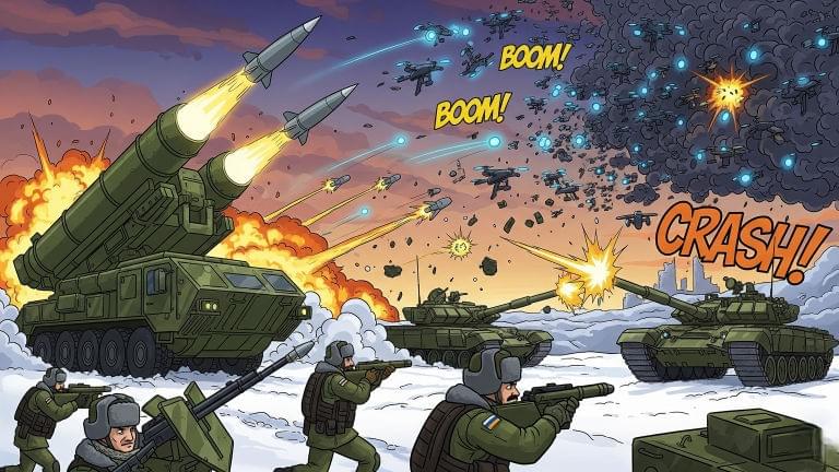 Russia claims its forces have destroyed 300 Ukrainian drones